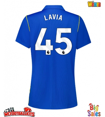 Chelsea Romeo Lavia #45 Replica Home Stadium Shirt for Women 2026-27 Short Sleeve